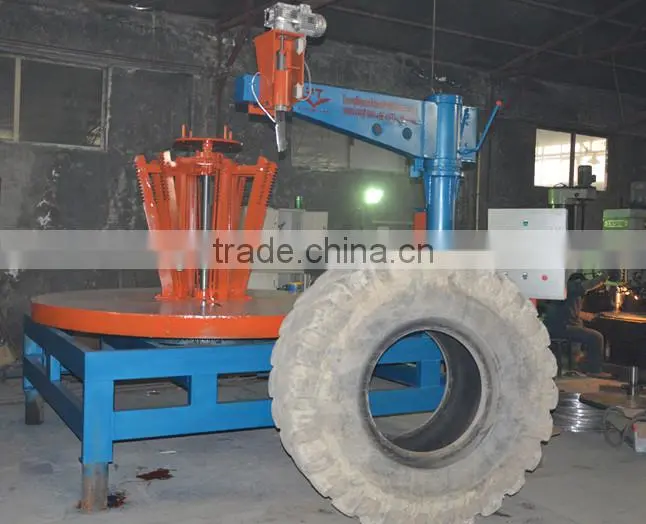 OTR tire blocks making machine for sale/used rubber blocks making machine/used otr tire cutting equipment