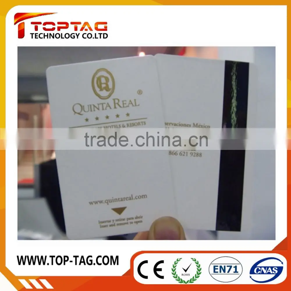 Full color printing paper magnetic stripe card for Christmas gift