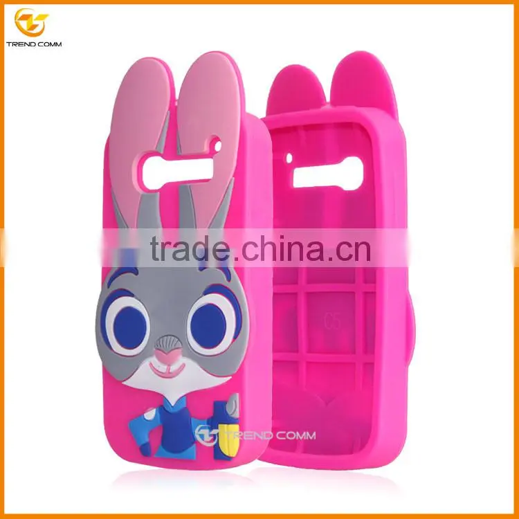 rabbit silicon case for alcatel C5