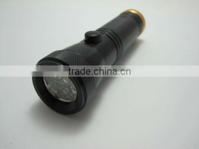 Aluminum 9 led new design mini torch light
