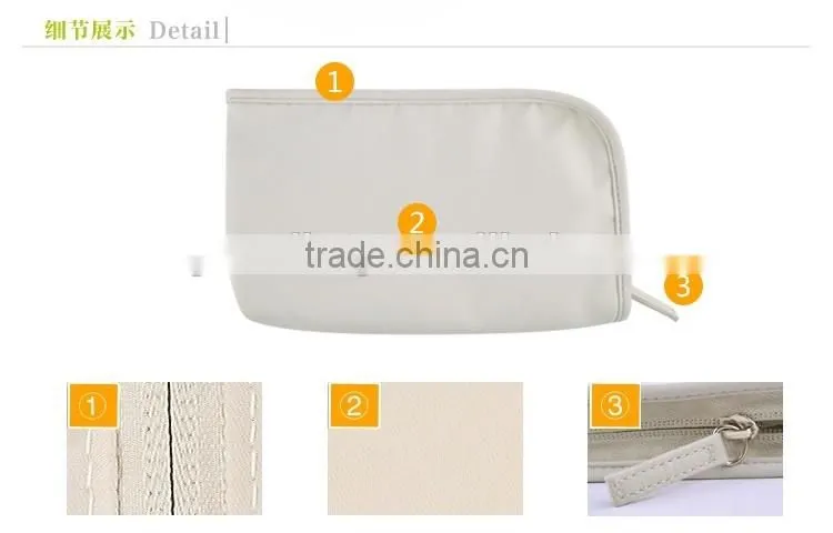 Waterproof Nylon Fabric Wholesale Earphone Data Line Charger Cable line Small Easy Carry Storage Case Buggy Bag