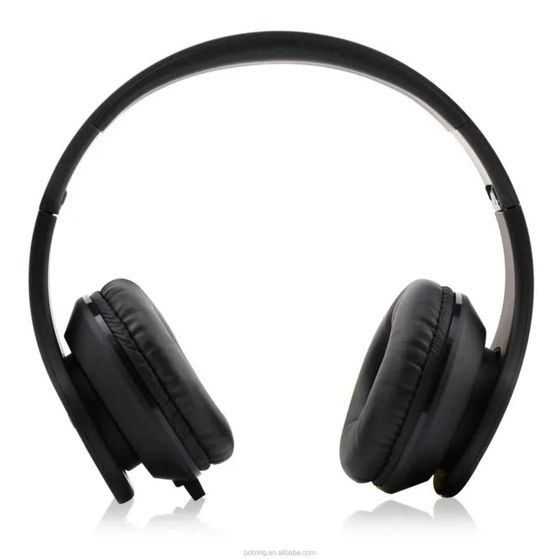 Promotional high quality mega bass 40mm speaker headphone with retractable cable