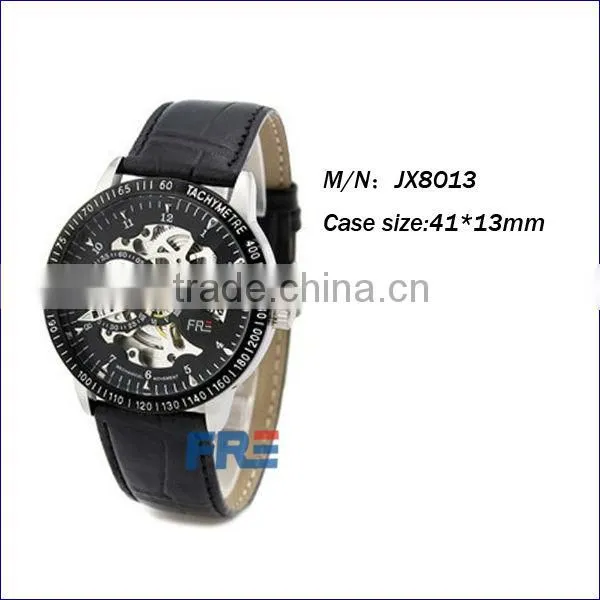automatic watch men transparent mechanical watches