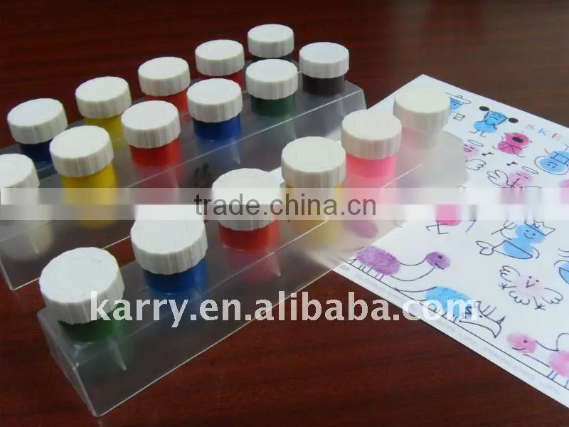 2ml-6c with brush finger paint set