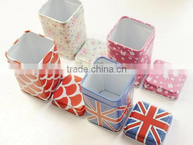 Small gift tin can design