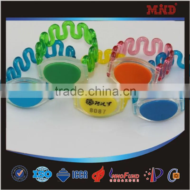 MDW62 Waterproof Silicone RFID wristband/bracelet for Swimming pool,Water parks,Sporting venues