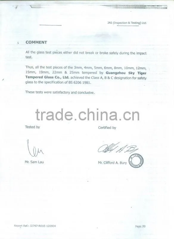 Supply high quality insulated glass for window