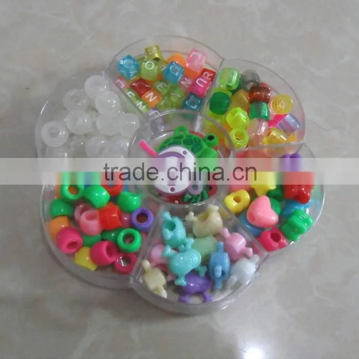 DIY beads for loom bands bracelet