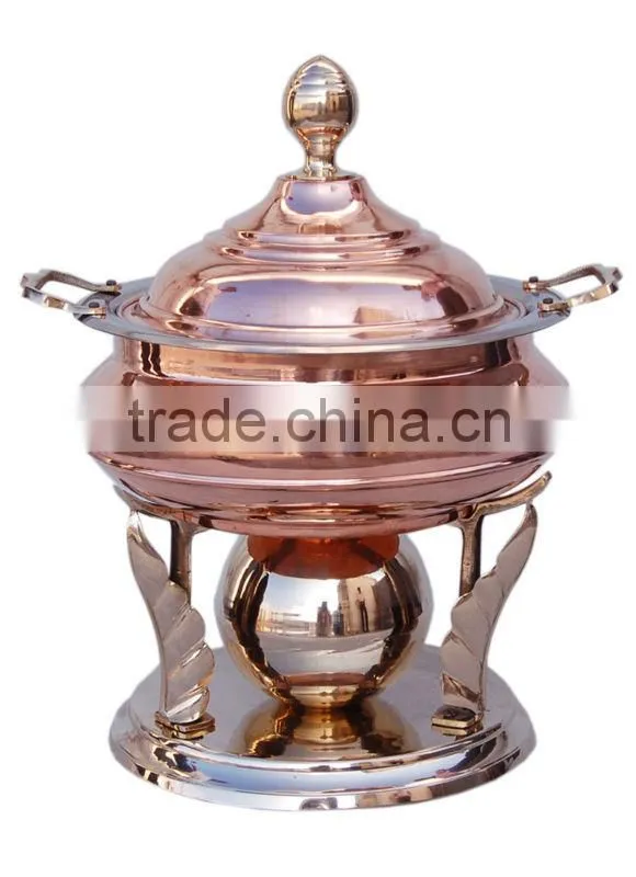 Copper Cheffing Dish, Wedding & Party utensils, food serving dish, hot keeping dish, Catering item, Hotel & Restaurant utensils