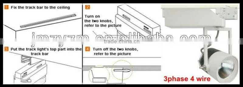 High CRI, high lumen good selling in Europe market led tracking light