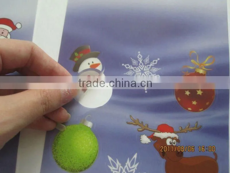 christmas static sticker