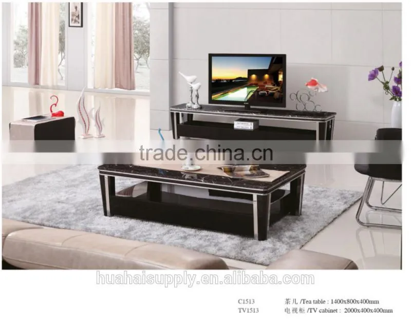 marble and stainless steel tea table end table