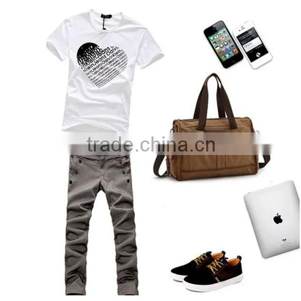 2016 newest style cotton canvas bag school bag
