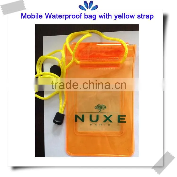 Customized mobile phone PVC waterproof bag with the color you want