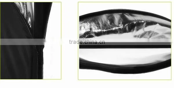 Double-hanger Hand-held 5-in-1 folded reflector Black/White/Silver/ Gold/Soft 60*90