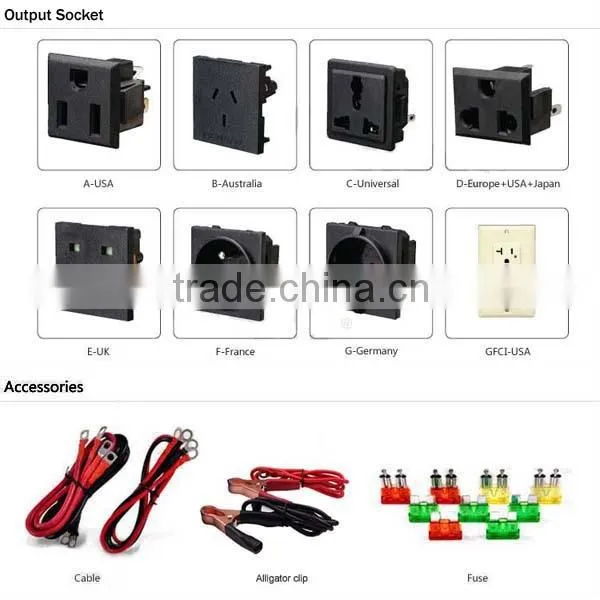 DC12/24/48V to AC110/220/230V power 260w micro solar inverter 50/60hz
