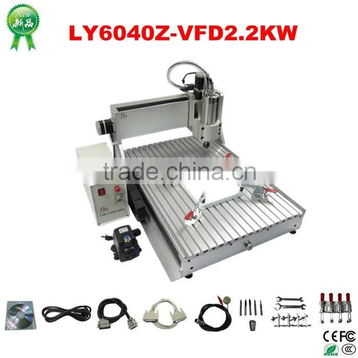 2.2KW spindle CNC 6040 Z-S2200W Engraving Machine Router milling for wood metal stone with Limit Switch