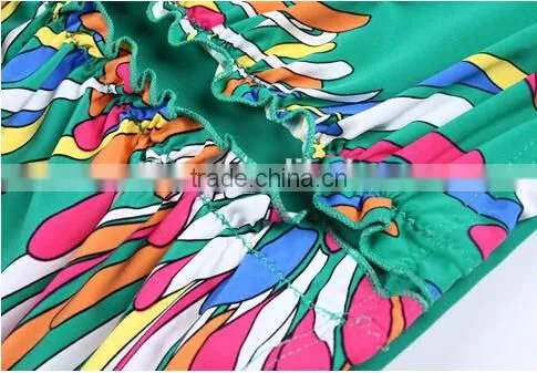 Produce floral printing women swimming wear