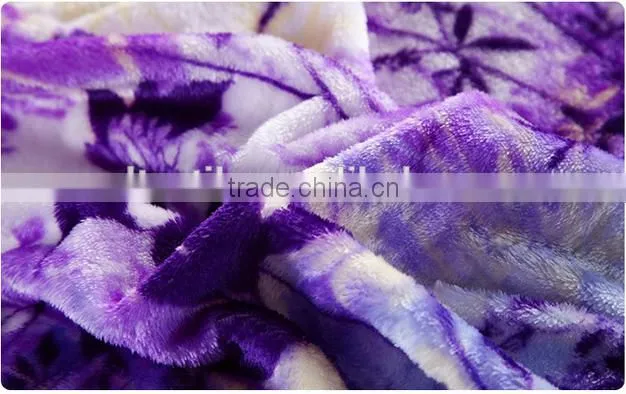 china supplier soft printed Flannel bedding sets