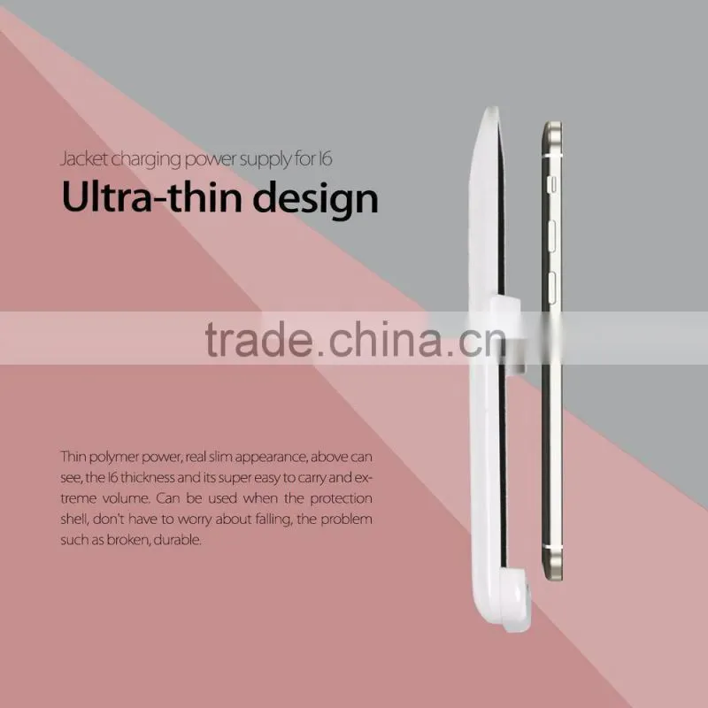 2015 classic style power bank case 3200mAH battery capacity power bank case for Iphone 6