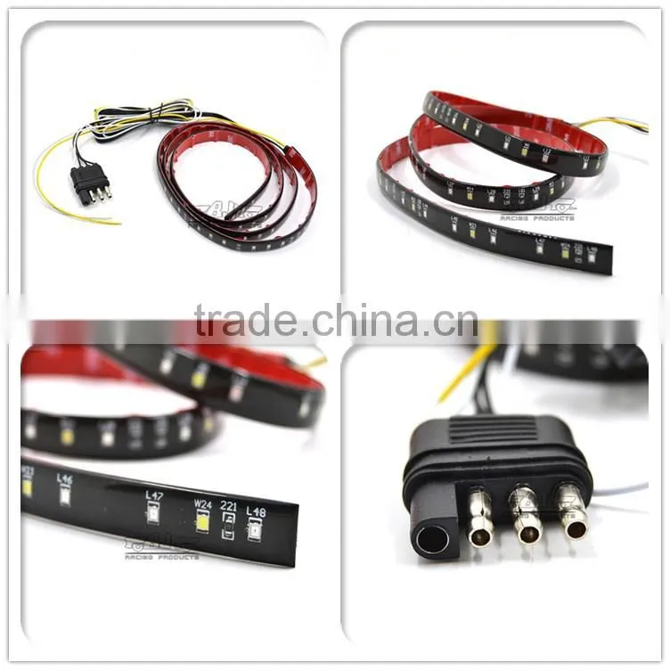 Waterproof 49" 5-Function Flexible LED Tailgate Strip Bar Brake Signal Light for Truck SUV
