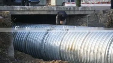 Hot dip galvanized metel corrugated bridge