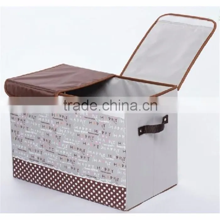 New design hot sale fashion top open storage boxes