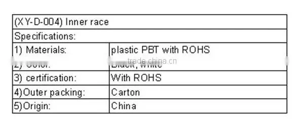 (XY-D-004) plug parts Inner race with ROHS certification