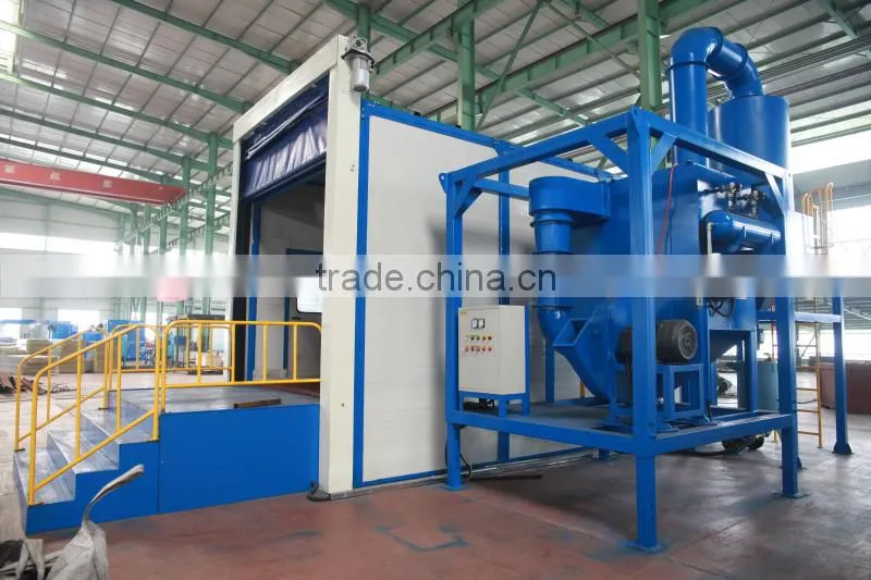 CE certificated sand peening booth /sandblasting chamber