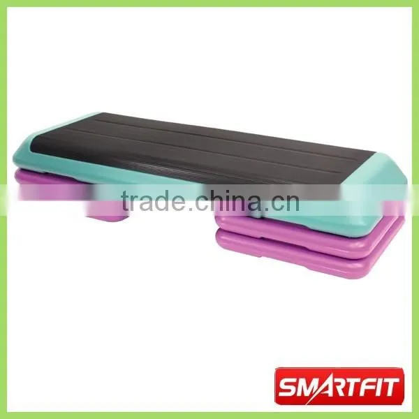 height adjustment anti-slip plastic aerobic step exercise pedal