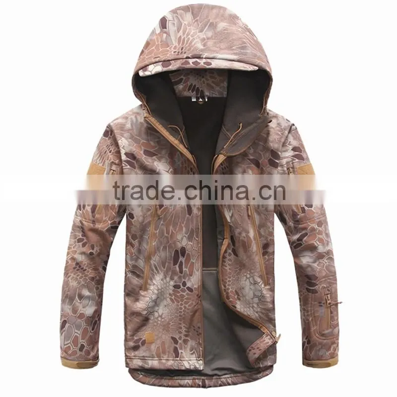 men outdoor military jacket softshell hunting clothing for winter, TAD V4.0 military uniform
