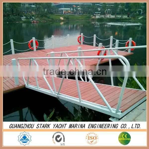 Gangway ladder for vessel marine supplies