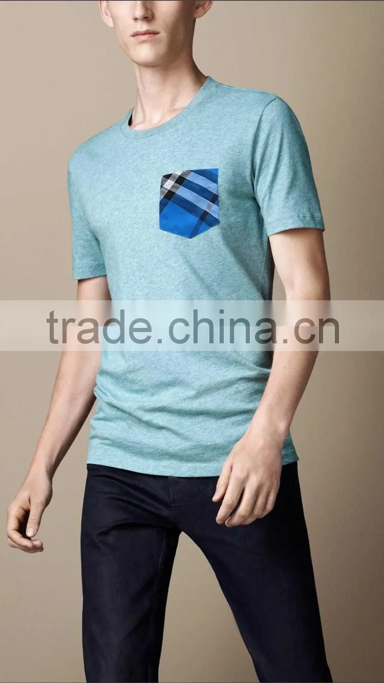 Customised 180gsm 100% Cotton O-neck Long Sleeves T Shirt For Men