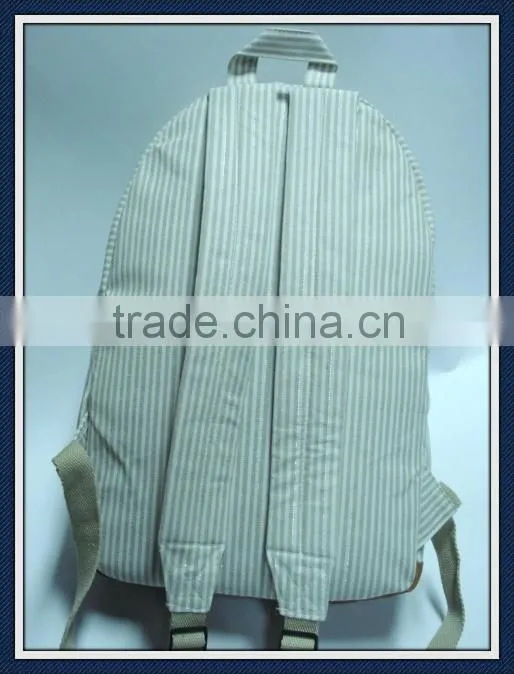 Denim backpack bag for school girls
