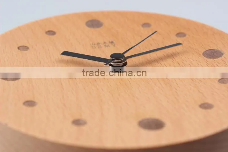 Shanshui wooden desktop clock with alarm function, DRZ005