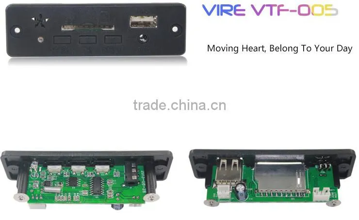 Vire VTF-005 vire diagram circuit board usb mp3 player with radio fm lcd