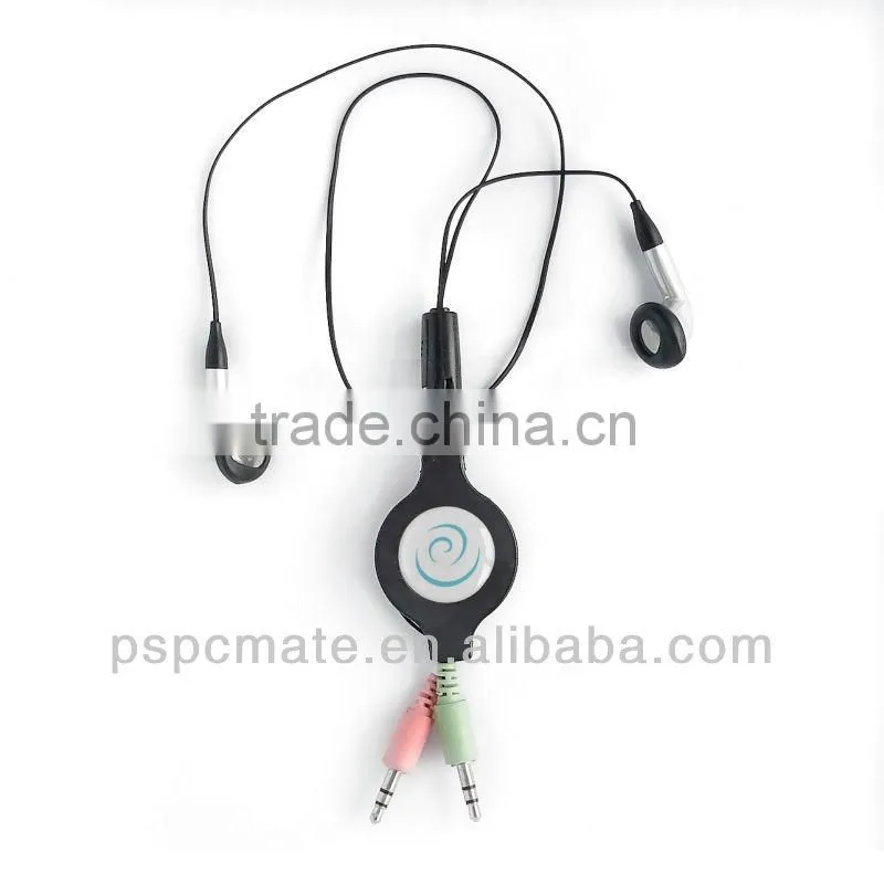 earphonesearphones with microphone and OEM logo as promotional gift