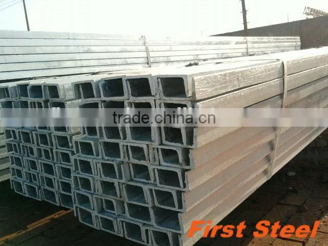 galvanized channel steel dimensions