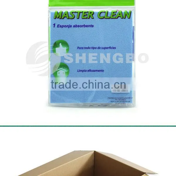 Super absorbent household cleaning sponge 18CM*20CM BLUE/RED