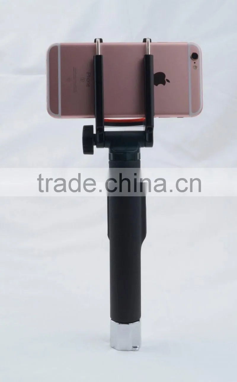 New wholesale monopod selfie stick with bluetooth shutter button YT888
