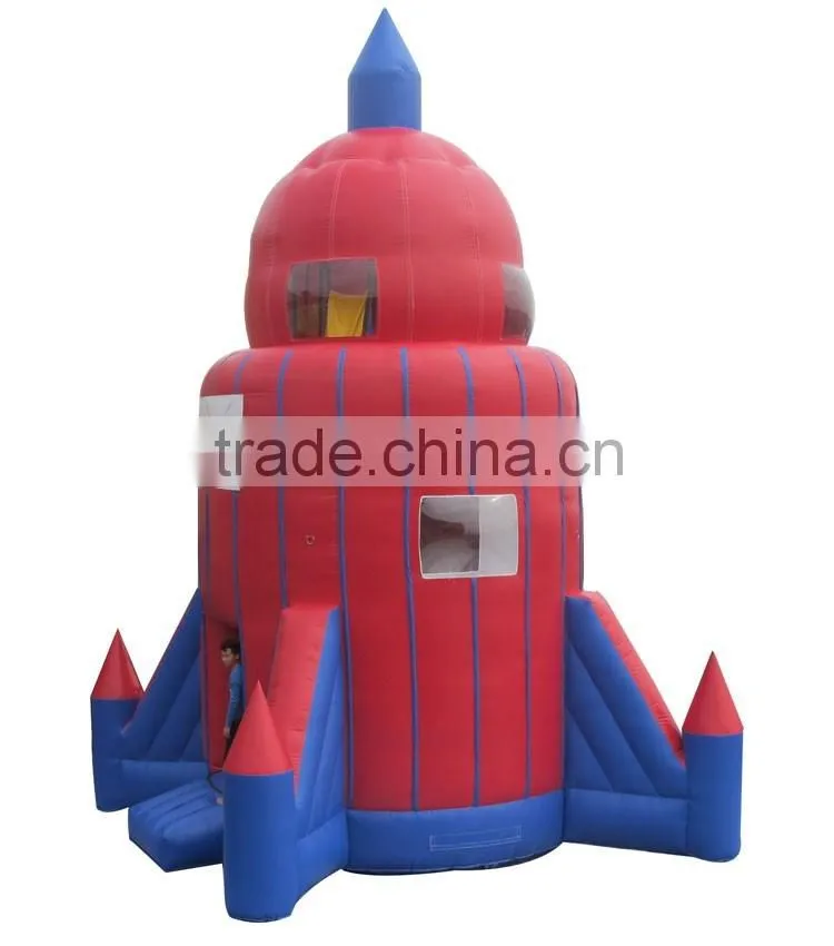 inflatable rocket sports products, inflatable sports games rocket for sale