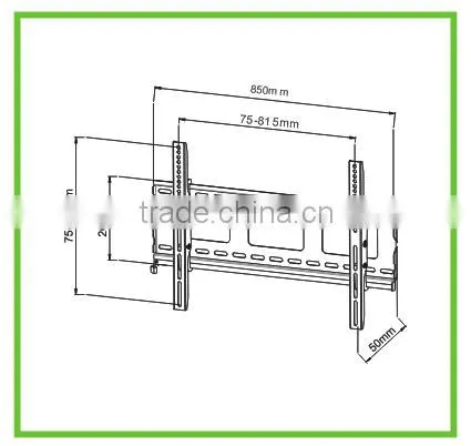 PLB135XL Heavy-duty Tilting Flat Panel TV Mount