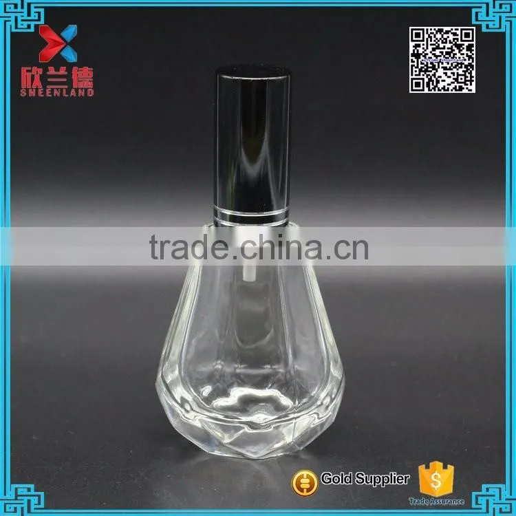 60ml Factory supply fashion glass perfume bottle with metal sprayer wholesale