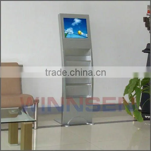 22 Inch floor stand Plug&play LCD Advertising Player, LCD advertisement display, digital signage