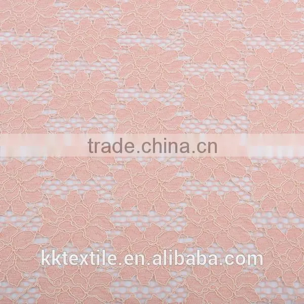 New Arrival Elegant 60% RS 40% Nylon mesh lace fabric in two colors