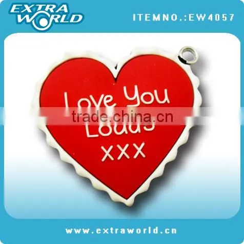 QUANZHOU custom 3D soft PVC keyring