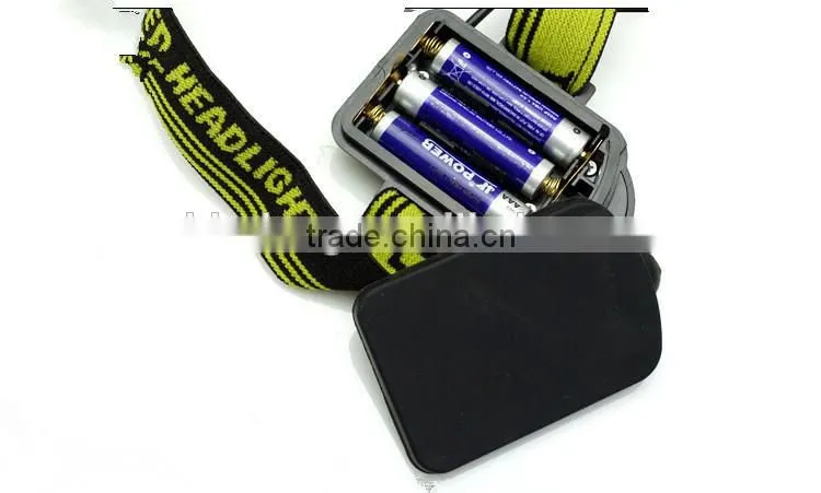 plastic sense lamp LED dry battery power source headlamp headlight