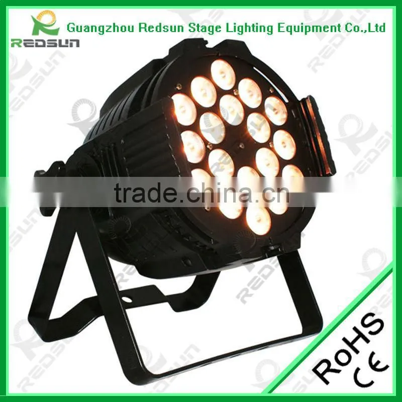 Professional hot new products 18pcs*10W rgbwa 4IN1 led fullcolor par light