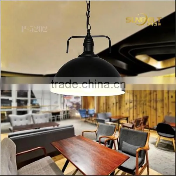 P-5202 Sunbelt Black American industrial single head hanging light restoring ancient ways