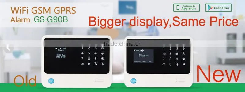 Multi-language wireless alarm system work with smart socket for smart function & gsm home alarm system smart home wifi alarms